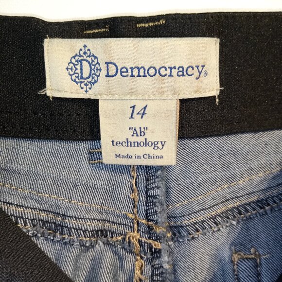 DEMOCRACY Jeans sz 14 Absolution "Ab" Technology Stretch Skinny Ankle VGC - Picture 6 of 14